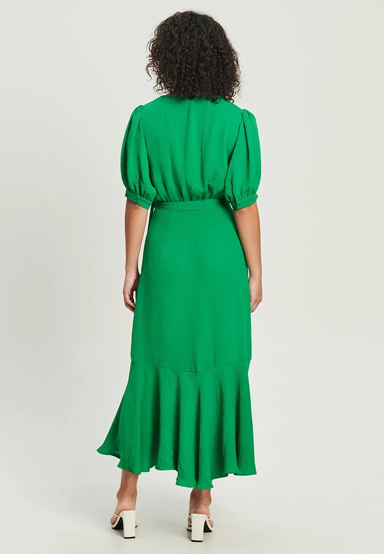 Tussah Elena Wrap- Maxi-Jurk - Green 3 Tussah Elena Wrap- Maxi-Jurk - Green - Afbeelding 3