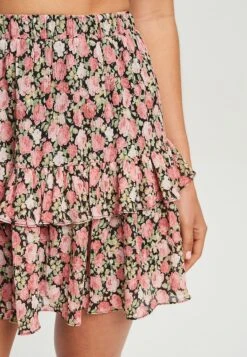 Tussah Minirok - Black Roses Plisse -Tussah 040bd3d1c27548188334a931c279bd4e