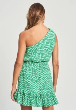 Tussah Lyn - Jurk - Plisse Floral Green -Tussah 05604e162c994374a0f6cf08414b5d99