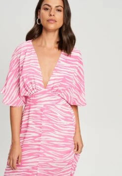 Tussah Claudia - Maxi-Jurk - Pink Zebra -Tussah 0a45197e484a47b8b9366f4a7d2b9816