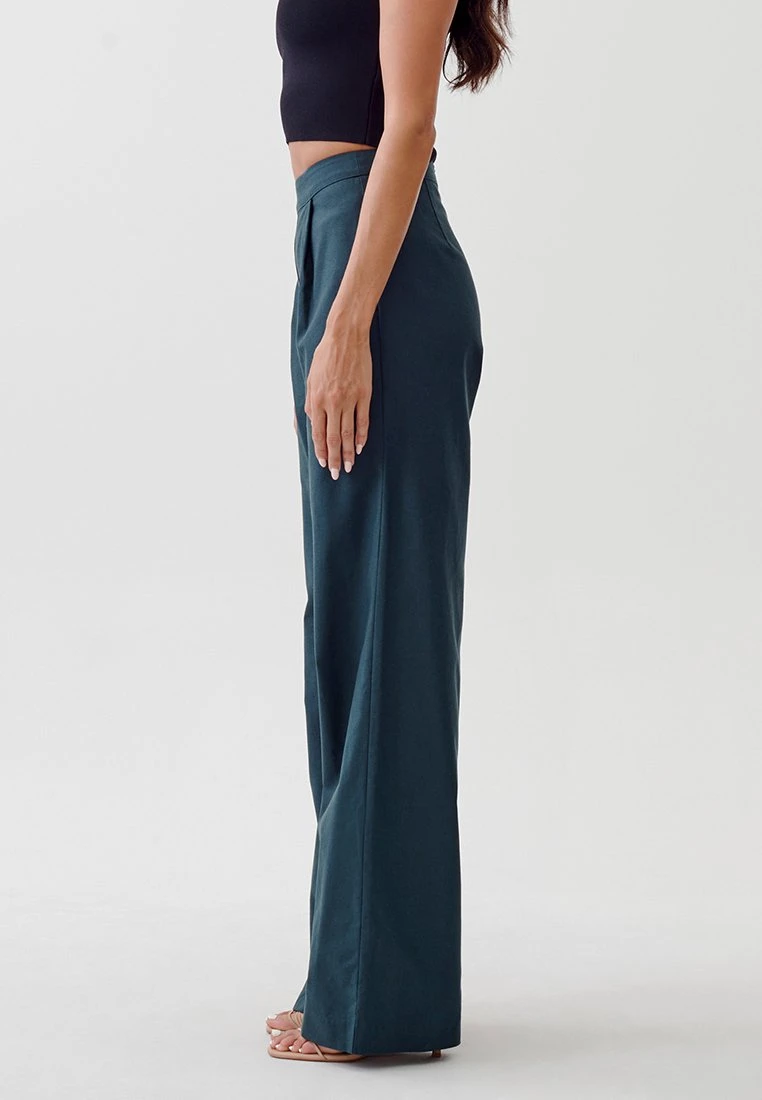 Tussah Drew- Broek - Emerald 4 Tussah Drew- Broek - Emerald - Afbeelding 4