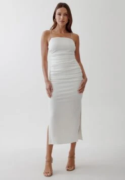 Tussah Nellie- Etui-Jurk - White