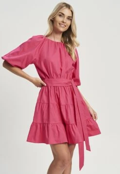 Tussah Matina - Jurk - Hot Pink