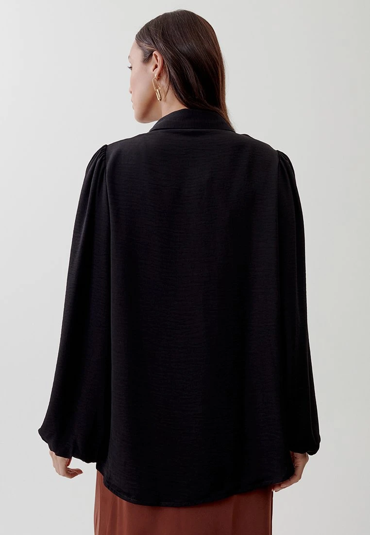 Tussah Nola - Overhemdblouse - Black 3 Tussah Nola - Overhemdblouse - Black - Afbeelding 3