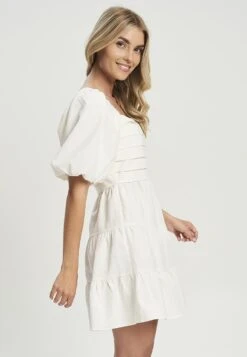 Tussah Roz Mini- Jurk - White 10 Tussah Roz Mini- Jurk - White -Tussah 124d5f6311fb4cacb78a83e4e1aff47c