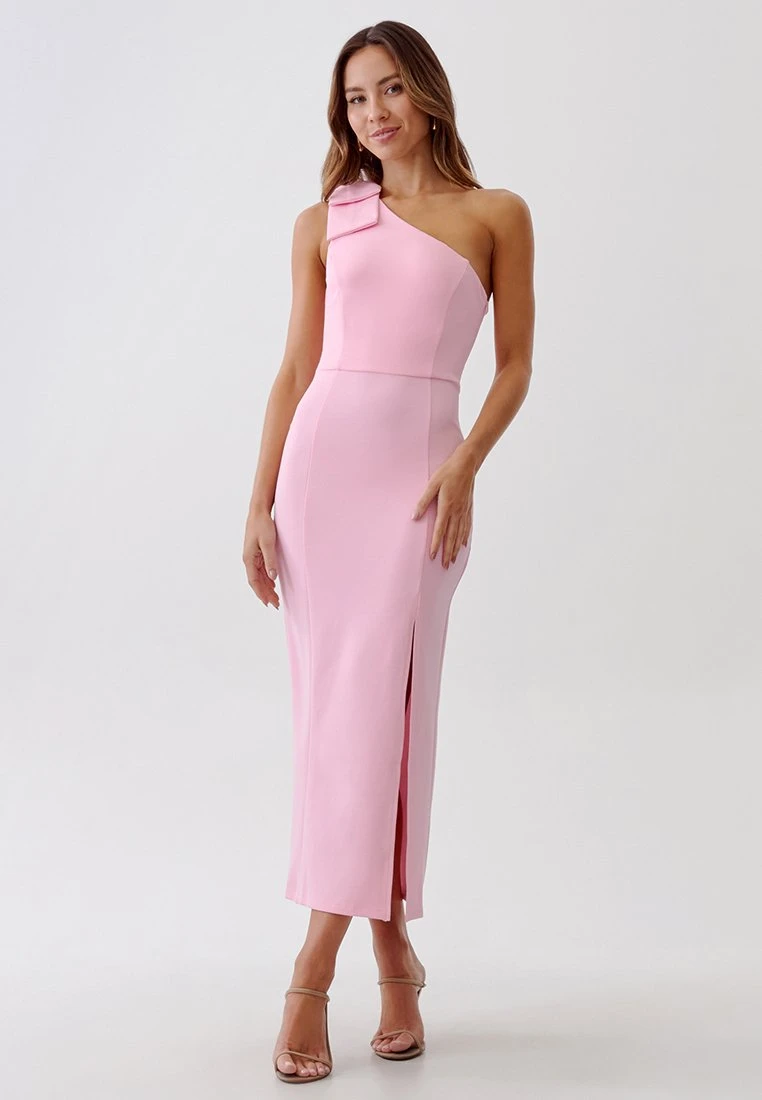 Tussah Emelie Midi - Etui-Jurk - Pale Pink 2 Tussah Emelie Midi - Etui-Jurk - Pale Pink - Afbeelding 2