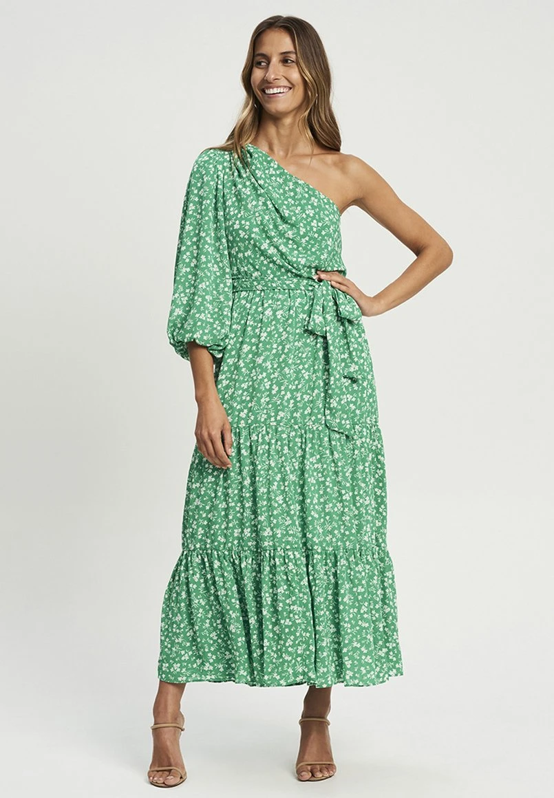 Tussah Joanna - Maxi-Jurk - Riley Floral Green 1 Tussah Joanna - Maxi-Jurk - Riley Floral Green