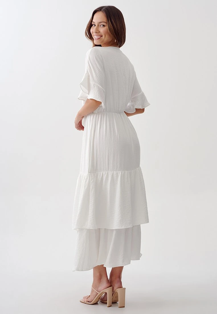 Tussah Lucinda- Maxi-Jurk - White 3 Tussah Lucinda- Maxi-Jurk - White - Afbeelding 3