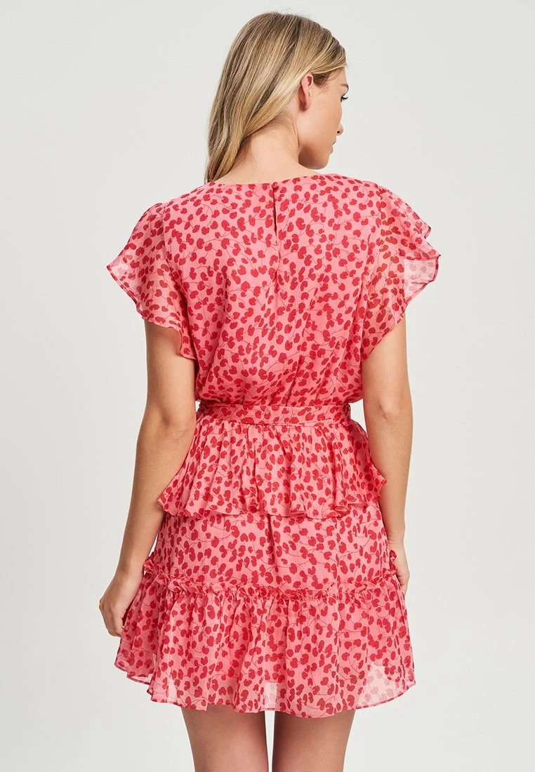 Tussah Amora Mini - Jurk - Pink Roses 4 Tussah Amora Mini - Jurk - Pink Roses - Afbeelding 4