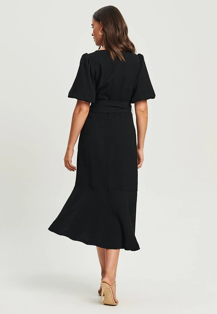 Tussah Gianna Midi - Jurk - Black 3 Tussah Gianna Midi - Jurk - Black - Afbeelding 3