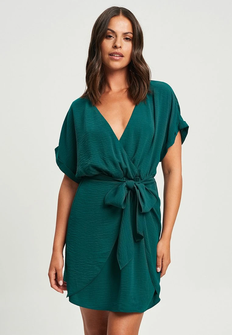 Tussah Raven- Jurk - Emerald 1 Tussah Raven- Jurk - Emerald