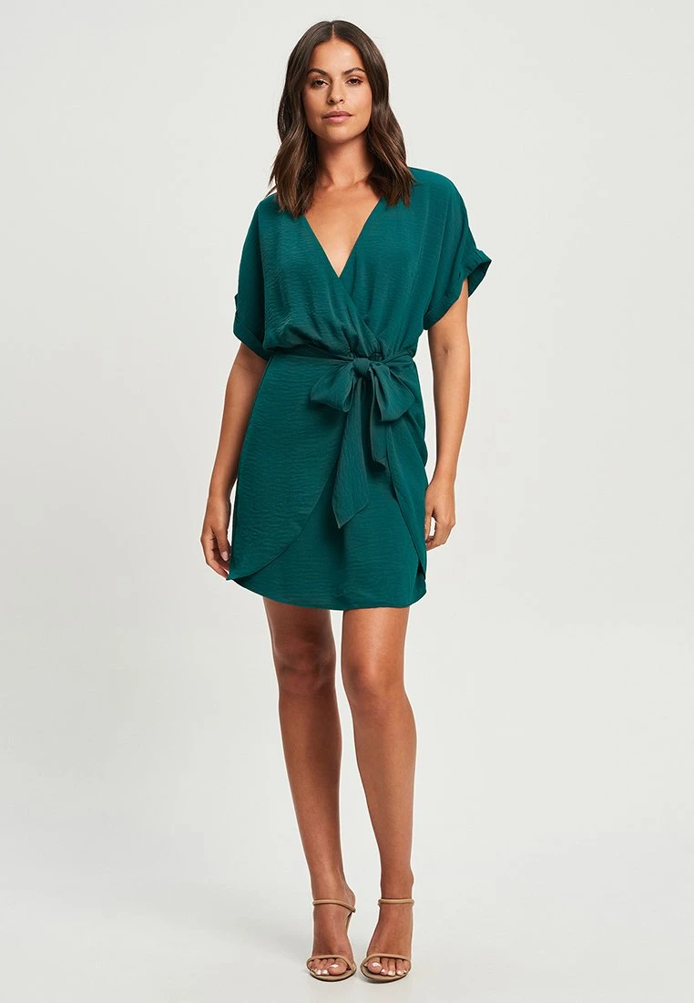 Tussah Raven- Jurk - Emerald 2 Tussah Raven- Jurk - Emerald - Afbeelding 2