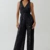 Tussah Amber- Jumpsuit - Black Sequin