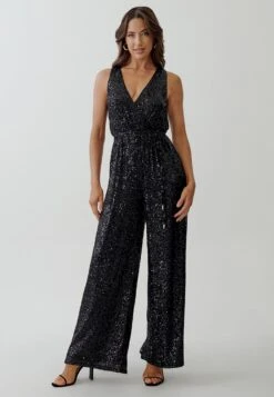 Tussah Amber- Jumpsuit - Black Sequin