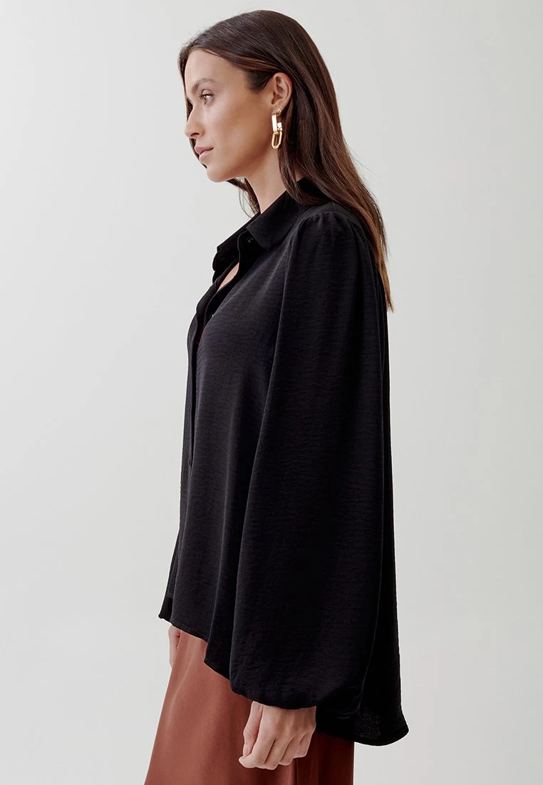 Tussah Nola - Overhemdblouse - Black 4 Tussah Nola - Overhemdblouse - Black - Afbeelding 4