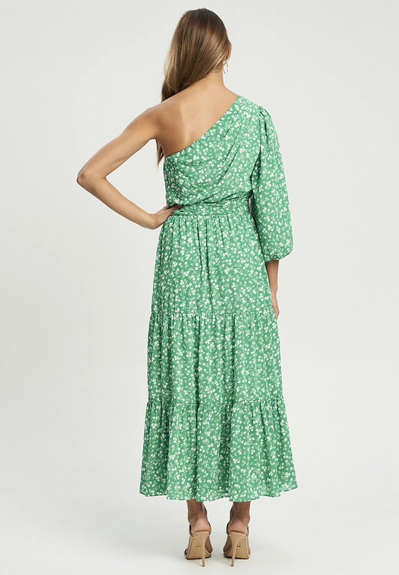 Tussah Joanna - Maxi-Jurk - Riley Floral Green 3 Tussah Joanna - Maxi-Jurk - Riley Floral Green - Afbeelding 3