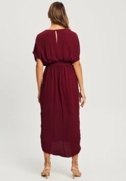 Tussah Elina Midi- Jurk - Plum 8 Tussah Elina Midi- Jurk - Plum -Tussah 367877a5b7bd415d8f7705c003e19d71