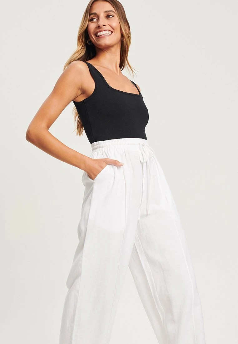 Tussah Andrea - Broek - White 4 Tussah Andrea - Broek - White - Afbeelding 4