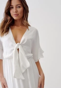 Tussah Lucinda- Maxi-Jurk - White 10 Tussah Lucinda- Maxi-Jurk - White -Tussah 3b5a50ec9b48481cba8424a81dbe8c38