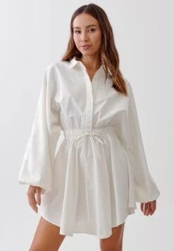 Tussah Adri- Blousejurk - White