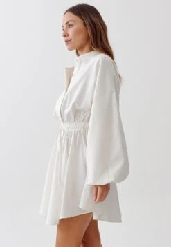 Tussah Adri- Blousejurk - White -Tussah 4117d2c68ee64f179f6beeca2381d99f