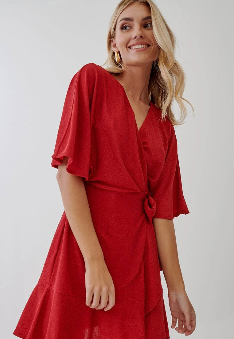 Tussah Katia - Jurk - Red 4 Tussah Katia - Jurk - Red - Afbeelding 4