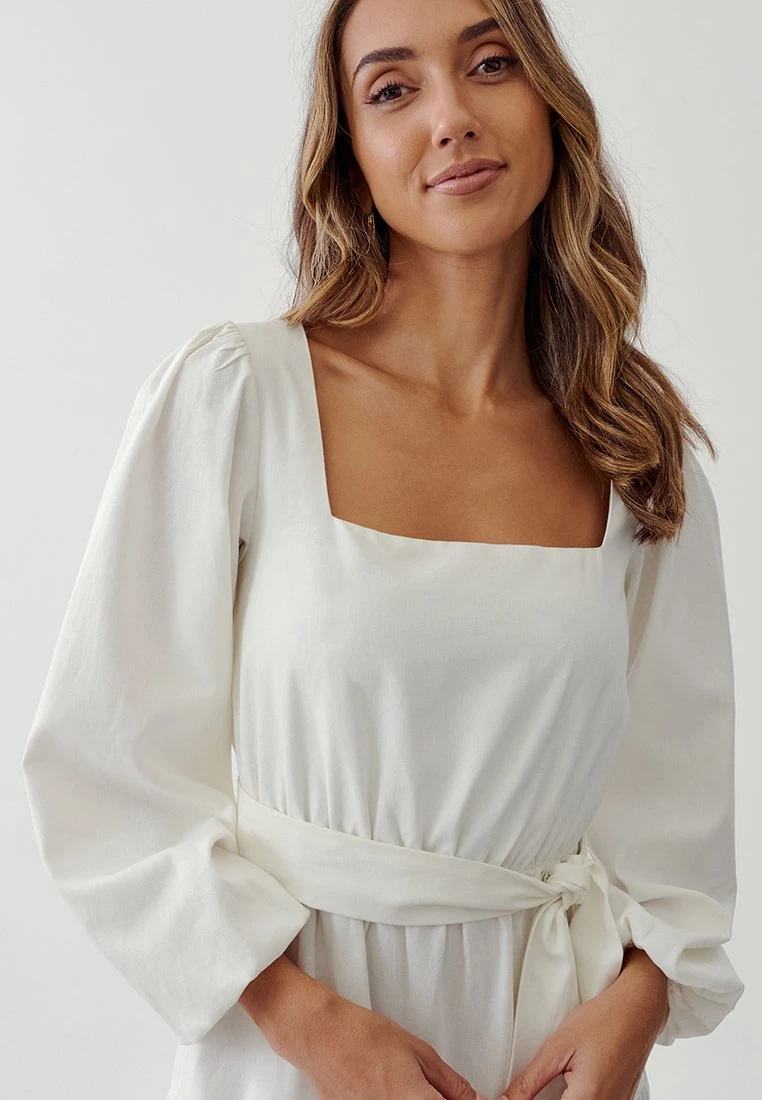 Tussah Amaia - Maxi-Jurk - White 5 Tussah Amaia - Maxi-Jurk - White - Afbeelding 5