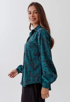 Tussah Selena- Overhemdblouse - Emerald Jacquard -Tussah 438f7da3d979434c9c86428f4d5cf419