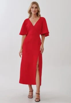 Tussah Abigail Midi - Jurk - Red