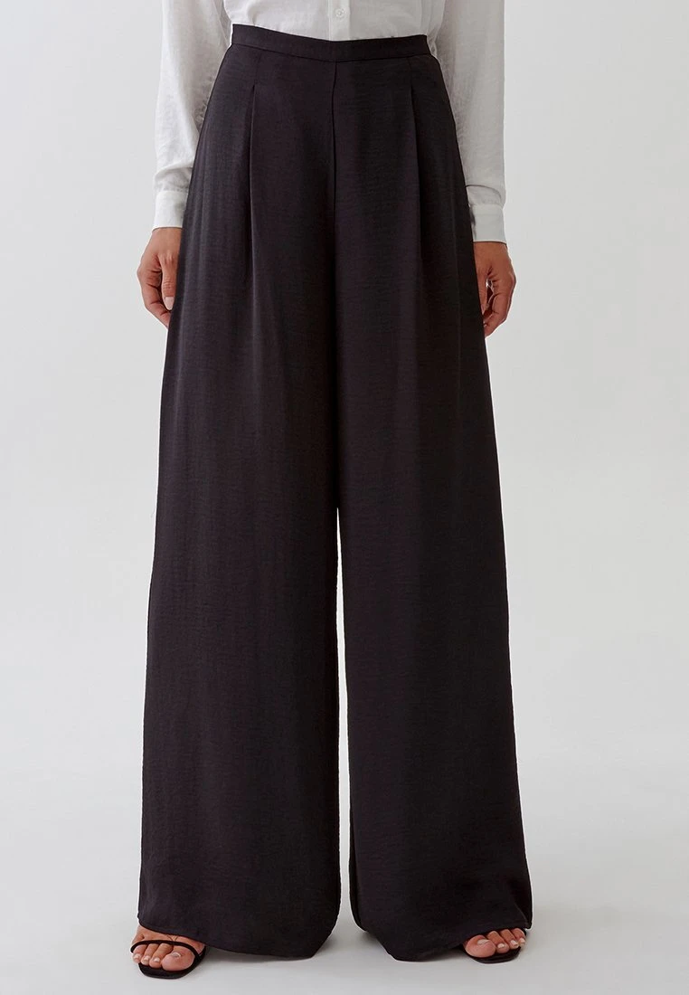 Tussah Fiona - Broek - Black 1 Tussah Fiona - Broek - Black