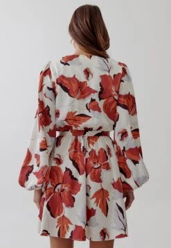 Tussah Tera Mini - Jurk - Red Oversized Floral 8 Tussah Tera Mini - Jurk - Red Oversized Floral -Tussah 446f5a605912401ba41a271a6613d840