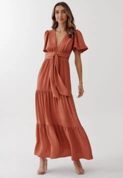 Tussah Auora - Maxi-Jurk - Burnt Orange