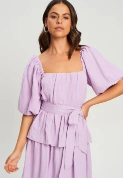 Tussah Milana - Maxi-Jurk - Lilac -Tussah 44fcf7b8800540a182b79457b89dfaea