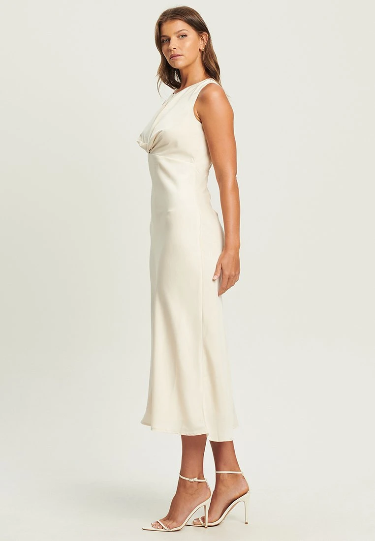 Tussah Summer- Etui-Jurk - Ivory 4 Tussah Summer- Etui-Jurk - Ivory - Afbeelding 4
