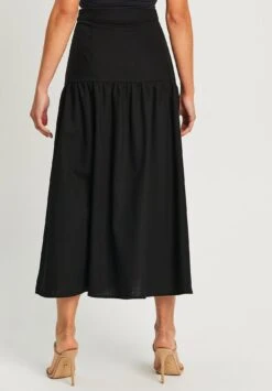 Tussah Montie Midi- A-Lijn Rok - Black -Tussah 46b33a6506ed4ddf8468bab2f1c58b8b