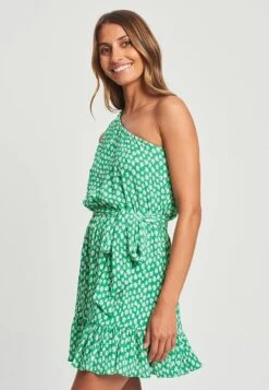 Tussah Lyn - Jurk - Plisse Floral Green -Tussah 4aa3959db95f428187dc8e3eade8ad59