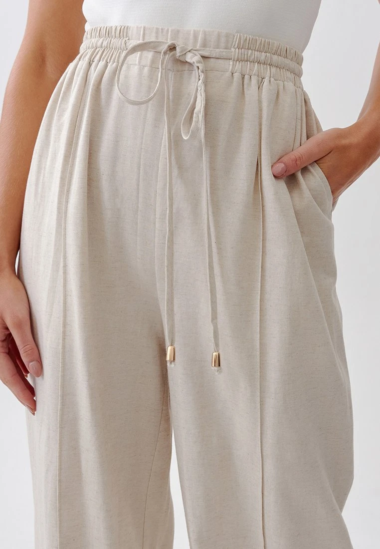 Tussah Andrea - Broek - Natural 5 Tussah Andrea - Broek - Natural - Afbeelding 5