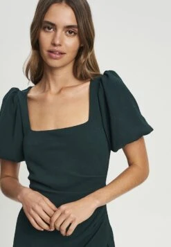 Tussah Effie Midi - Etui-Jurk - Emerald -Tussah 53256b91f9c143d09d13b0691efe29d7