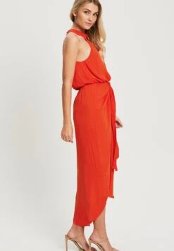 Tussah Tanya - Maxi-Jurk - Coral 10 Tussah Tanya - Maxi-Jurk - Coral -Tussah 537ecad24eb64b00858c16b6d412948f