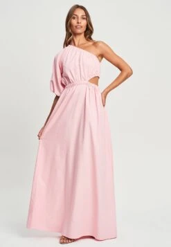 Tussah Meryl- Maxi-Jurk - Pale Pink