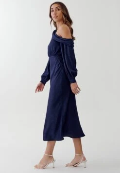 Tussah Ezara- Jurk - Navy Jacquard 9 Tussah Ezara- Jurk - Navy Jacquard -Tussah 55f53c69564d4da9967e6cb72ff317f0