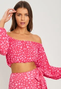 Tussah Loni - Blouse - Tanzania Spot Hot Pink -Tussah 5bb97dfe680047ed9765afde80e11c1f