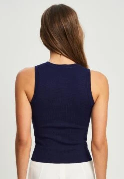 Tussah Eliza - Top - Navy Blue -Tussah 5c06fd44959b4b5c8b88ba05a96527c9