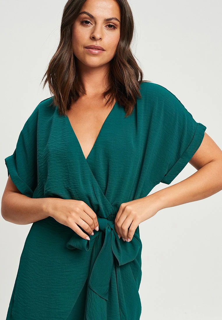 Tussah Raven- Jurk - Emerald 5 Tussah Raven- Jurk - Emerald - Afbeelding 5