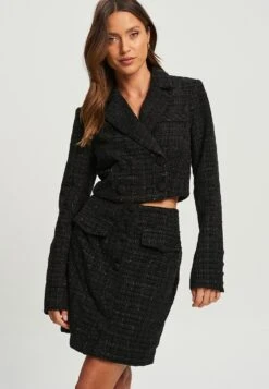 Tussah Amber - Minirok - Black