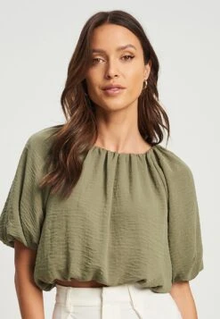 Tussah Matina - Blouse - Khaki