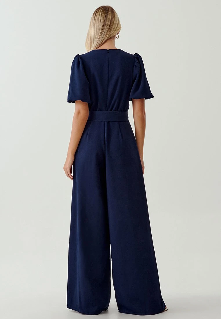 Tussah Lyla- Jumpsuit - Navy Blue 3 Tussah Lyla- Jumpsuit - Navy Blue - Afbeelding 3