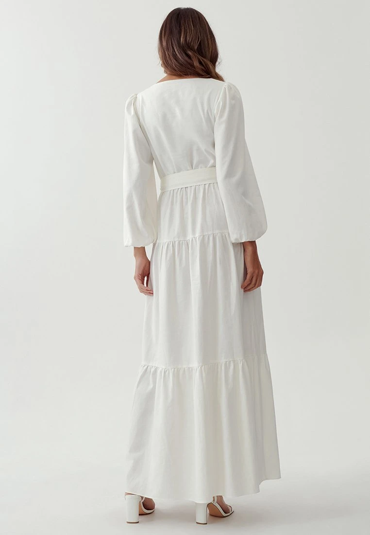 Tussah Amaia - Maxi-Jurk - White 3 Tussah Amaia - Maxi-Jurk - White - Afbeelding 3