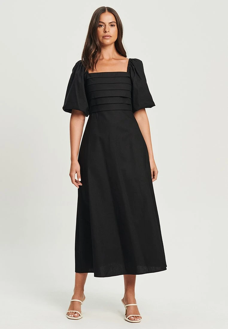 Tussah Rosanna- Jurk - Black 1 Tussah Rosanna- Jurk - Black