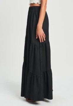 Tussah Anna - Maxirok - Black -Tussah 67d9cef54d4e46d39a5489e4e62c9fd8